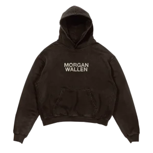 Live Photo Brown Hoodie
